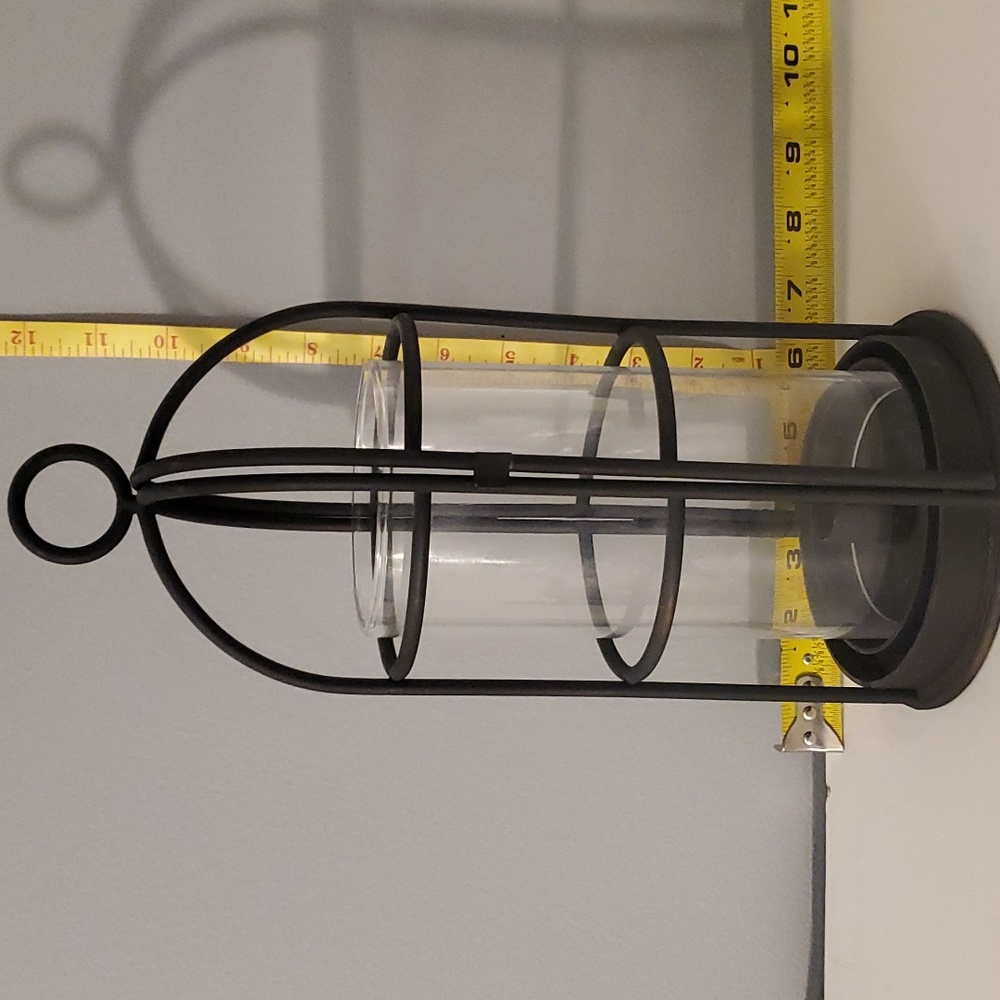 Black cage At home candle holder